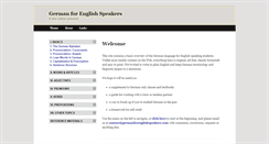 Desktop Screenshot of germanforenglishspeakers.com