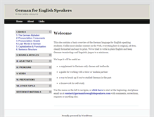 Tablet Screenshot of germanforenglishspeakers.com